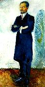 portratt av ernest thiel Edvard Munch